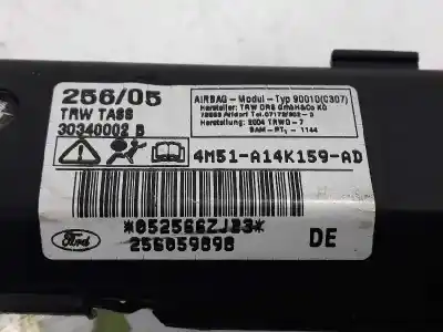 Second-hand car spare part front left curtain airbag for ford focus ii sedán (db_, fch, dh) 1.6 tdci oem iam references 4m51a14k159ad  1434044