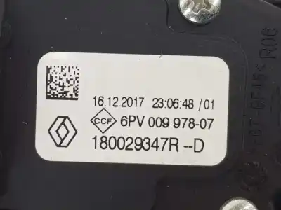 Автозапчастина б/у педальний потенціометр для renault clio iv 0.9 посилання на oem iam 180029347r  180029347r