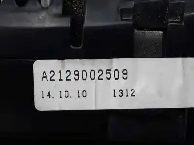 Second-hand car spare part dashboard for clase c clase e lim. 2.1 cdi oem iam references a2129002509  a2c53416203