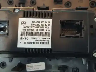 Second-hand car spare part climate control for clase c clase e lim. 2.1 cdi oem iam references a2129009409  5hb00935549