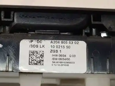 Second-hand car spare part left front power window switch for clase c clase e lim. 2.1 cdi oem iam references a2049055302  10021550