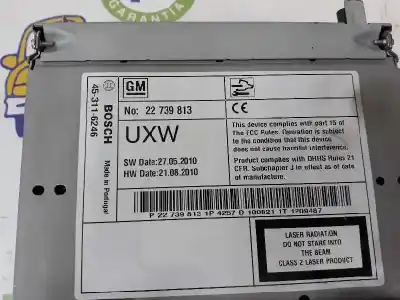 Автозапчасти б/у gps-навигационная система за opel astra j (p10) 1.7 cdti (68) ссылки oem iam 22739813  453116246