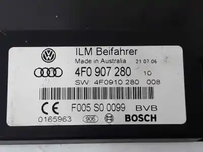 Second-hand car spare part electronic module for audi q7 (4l) 3.0 v6 24v tdi oem iam references 4f0907280  f005s00099