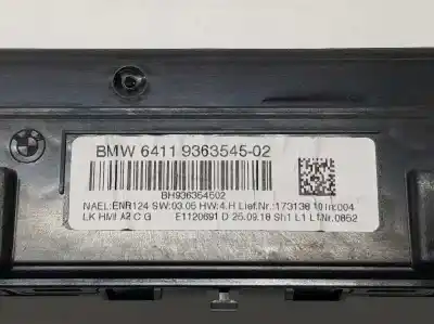 Recambio de automóvil de segunda mano de mando climatizador para bmw serie 1 lim. 2.0 16v turbodiesel referencias oem iam 64119363545 64119363545 