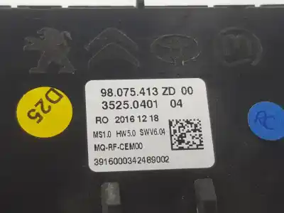 Автозапчасти б/у климат-контроль за citroen jumpy iii furgoneta (v_) 1.6 bluehdi 115 ссылки oem iam 98075413zd  98075413zd
