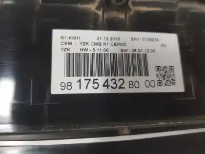 Автозапчасти б/у приборная доска за citroen jumpy iii furgoneta (v_) 1.6 bluehdi 115 ссылки oem iam 9817543280  9817543280