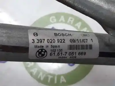 Second-hand car spare part front windshield wiper motor for bmw x3 (e83) 2.0 sd oem iam references 61617051669  3397020922