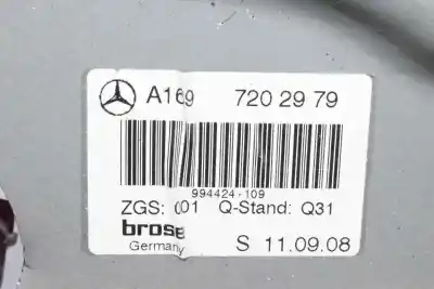 Second-hand car spare part driver left window regulator for clase c clase a 2.0 cdi oem iam references a1697200779  a1698204342