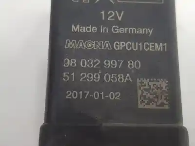Автозапчастина б/у коробка передігрів для citroen jumpy iii furgoneta (v_) 1.6 bluehdi 115 посилання на oem iam 9803299780  9803299780