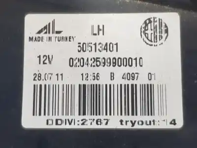 Автозапчасти б/у левый задний фонарь в двери за alfa romeo giulietta (940_) 2.0 jtdm (940.fxl1a) ссылки oem iam 50513401  50531133
