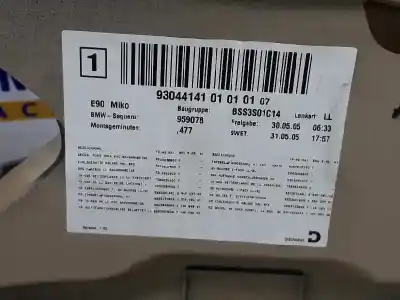 Pezzo di ricambio per auto di seconda mano bracciolo centrale per bmw 3 (e90) 320 d riferimenti oem iam 51167130688  52207152301