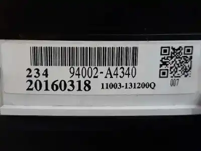 Peça sobressalente para automóvel em segunda mão quadrante por kia carens ( ) 1.7 crdi cat referências oem iam 94002a4340  94002a4340