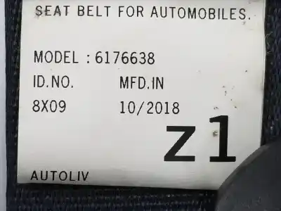 Автозапчастина б/у задній лівий ремін безпеки для mitsubishi asx (ga0w) 1.6 cat посилання на oem iam 7000b446xa  7000b446xa