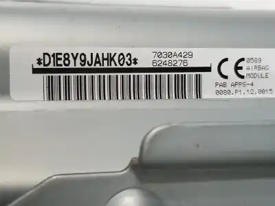 Автозапчастина б/у комплект подушки безпеки для mitsubishi asx (ga0w) 1.6 cat посилання на oem iam   8000b219xa