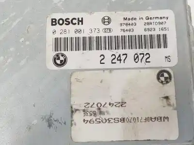 Second-hand car spare part ecu engine control for bmw 5 (e34) 525 tds oem iam references 2247072  0281001373
