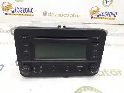 Peça sobressalente para automóvel em segunda mão sistema de áudio / rádio cd por volkswagen touran 2.0 16v fsi referências oem iam 1k0035186l