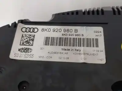 Автозапчасти б/у приборная доска за audi a4 b8 avant (8k5) 2.0 tdi ссылки oem iam 8k0920980b