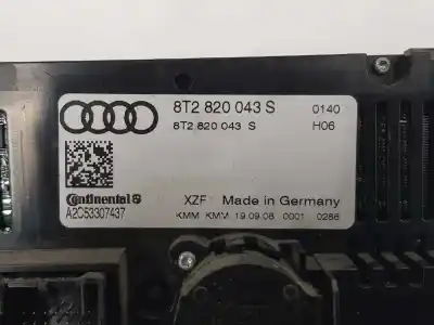 Автозапчасти б/у климат-контроль за audi a4 b8 avant (8k5) 2.0 tdi ссылки oem iam 8t2820043s  8t2820043s