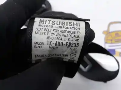 Автозапчастина б/у задній лівий ремін безпеки для mitsubishi montero (v60/v70) 3.2 di-d avance посилання на oem iam mr610835  mr610835