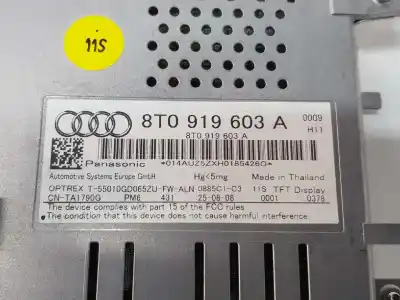 Автозапчасти б/у многофункциональный дисплей за audi a4 b8 avant (8k5) 2.0 tdi ссылки oem iam 8t0919603a  8t0919603a