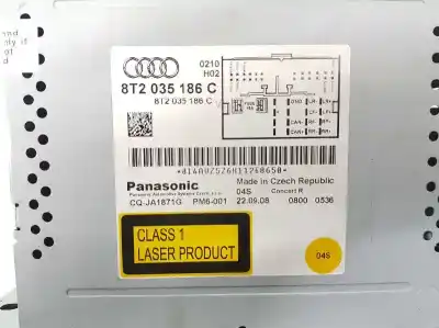 Автозапчастина б/у аудіо система / радіо cd для audi a4 b8 avant (8k5) 2.0 tdi посилання на oem iam 8t2035186c  8t2035186c