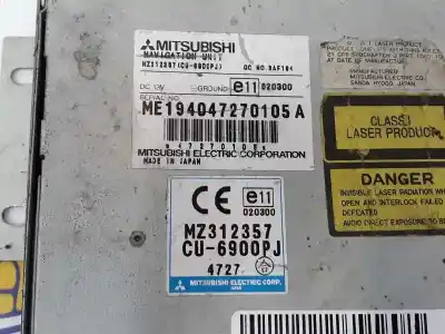Автозапчастина б/у gps навігаційна система для mitsubishi montero (v60/v70) 3.2 di-d avance посилання на oem iam mz312357  mz312357