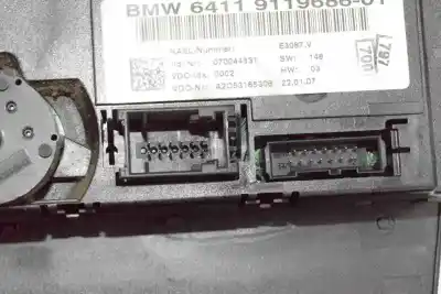 Peça sobressalente para automóvel em segunda mão comando de sofagem (chauffage / ar condicionado) por bmw 3 (e90) 320 d referências oem iam 64119119686  64119119686