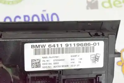 Peça sobressalente para automóvel em segunda mão comando de sofagem (chauffage / ar condicionado) por bmw 3 (e90) 320 d referências oem iam 64119119686  64119119686