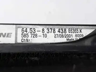 Second-hand car spare part air conditioning condenser / radiator for bmw 5 (e39) 525 i oem iam references 64538378438  64538378438
