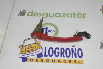 Peça sobressalente para automóvel em segunda mão puxador exterior dianteiro esquerdo por volkswagen golf v berlina (1k1) 1.9 tdi referências oem iam 3b0837205g