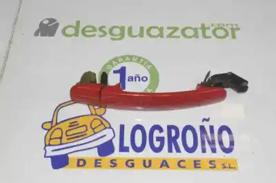 Peça sobressalente para automóvel em segunda mão puxador exterior traseiro esquerdo por volkswagen golf v berlina (1k1) 1.9 tdi referências oem iam 3b0837205g