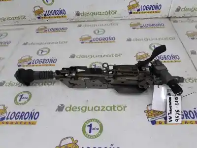 Recambio de automóvil de segunda mano de COLUMNA DE DIRECCION para VOLKSWAGEN T5 TRANSPORTER (7H)  referencias OEM IAM 7H1419501F 7H1419501G 