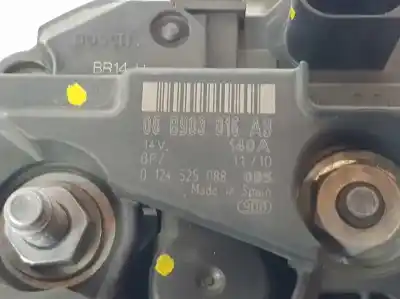 Gebrauchtes Autoersatzteil lichtmaschine zum audi tt (8j3/8j9) 1.8 tfsi coupe 160 cv / 118 kw oem-iam-referenzen 06b906016ab  06b906016ab
