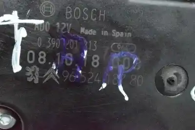 Автозапчастина б/у двигатель заднього склоочисника для peugeot 207/207+ (wa_, wc_) 1.4 16v посилання на oem iam 6405an  9652418780