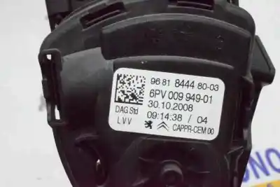 Автозапчастина б/у педальний потенціометр для peugeot 207/207+ (wa_, wc_) 1.4 16v посилання на oem iam 1601z7  9681844480