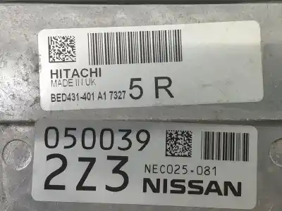 Автозапчастина б/у ебу контролер двигуна для nissan qashqai (j11) 1.6 cat 163 cv / 120 kw посилання на oem iam 0500392z3  0500392z3