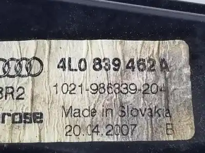 Автозапчасти б/у задний правый стеклорегулятор за audi q7 (4l) 3.0 v6 24v tdi ссылки oem iam 4l0839462a  4l0839462a