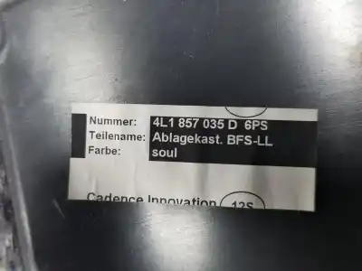 Автозапчасти б/у бардачок за audi q7 (4l) 3.0 v6 24v tdi ссылки oem iam 4l1857035d  4l1857104
