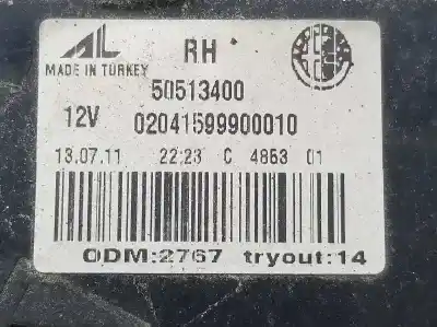Автозапчасти б/у правый задний фонарь в двери за alfa romeo giulietta (940_) 2.0 jtdm (940.fxl1a) ссылки oem iam 50531132  50513400