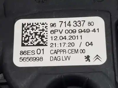 Автозапчастина б/у педальний потенціометр для citroen ds3 (sa_) 1.6 vti 120 посилання на oem iam 9671433780  6pv00994911