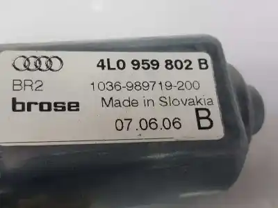 Автозапчасти б/у мотор стекла переднего правого за audi q7 (4l) 3.0 v6 24v tdi ссылки oem iam 4l0959802b  4l0959802b