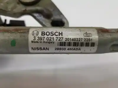 Peça sobressalente para automóvel em segunda mão motor do limpa para brisas por nissan pulsar fastback (c13) 1.2 dig-t referências oem iam 288004ma0a  288004ma0a