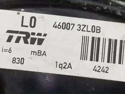 Peça sobressalente para automóvel em segunda mão servo freio por nissan pulsar fastback (c13) 1.2 dig-t referências oem iam 472103zl0a  472103zl0a