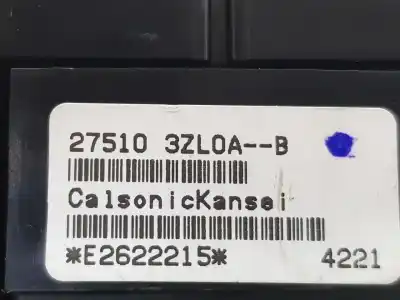 Peça sobressalente para automóvel em segunda mão comando de sofagem (chauffage / ar condicionado) por nissan pulsar fastback (c13) 1.2 dig-t referências oem iam 275103zl0a  275103zl0a