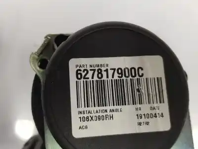 Автозапчастина б/у задній правий ремін безпеки для nissan pulsar fastback (c13) 1.2 dig-t посилання на oem iam 888443zl0a  888443zl0a