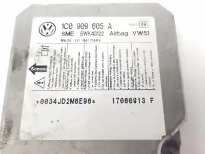 Автозапчасти б/у блок управления подушками безопасности за volkswagen t5 transporter/furgoneta 1.9 tdi cat (axb) ссылки oem iam 1c0909605a  1c0909605a