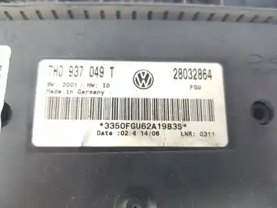 Автозапчасти б/у блок управления подушками безопасности за volkswagen t5 transporter/furgoneta 1.9 tdi cat (axb) ссылки oem iam 1c0909605a  1c0909605a