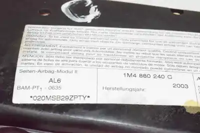 Автозапчастина б/у передня права бічна подушка безпеки для seat leon (1m1) 1.9 tdi посилання на oem iam 1m4880240c  