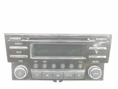 Second-hand car spare part audio system / radio cd for nissan pulsar fastback (c13) 1.2 dig-t oem iam references 281853zl1a  281853zl1a