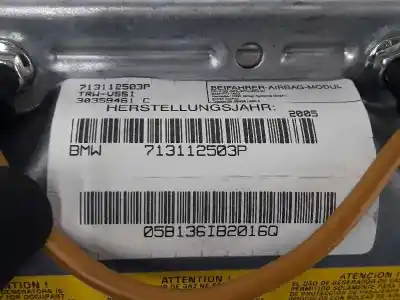 Peça sobressalente para automóvel em segunda mão kit airbag por bmw x5 (e53) 3.0 d referências oem iam 72127131125  65776962530